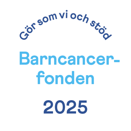 Stöder Barncancerfonden